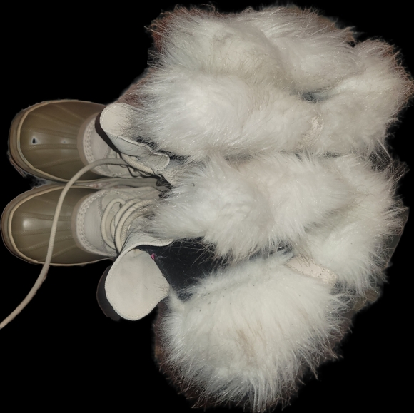 Sorel Joan of artic suede winter waterproof Snow Winter Boots Women 8.5 Girls 7 - Picture 4 of 8